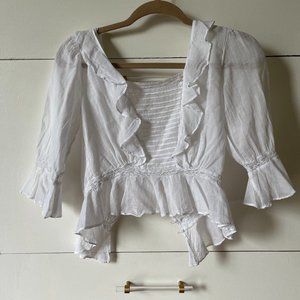 For love and lemons peasant top